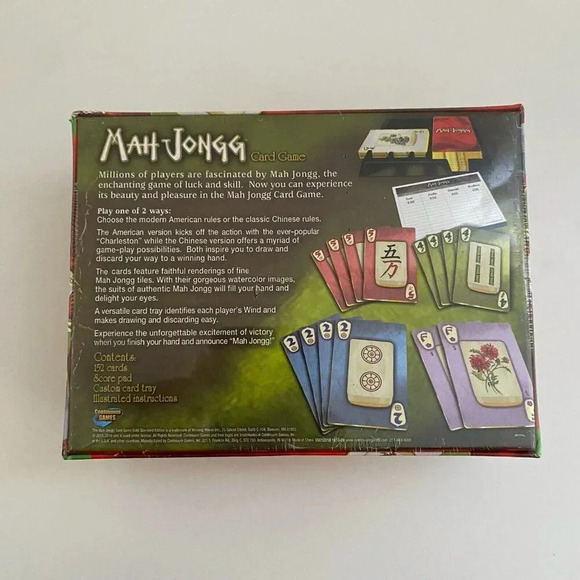 MAH JONGG Card Game - Official Play - Continuum Games 2011 NEW! - Picture 3 of 6